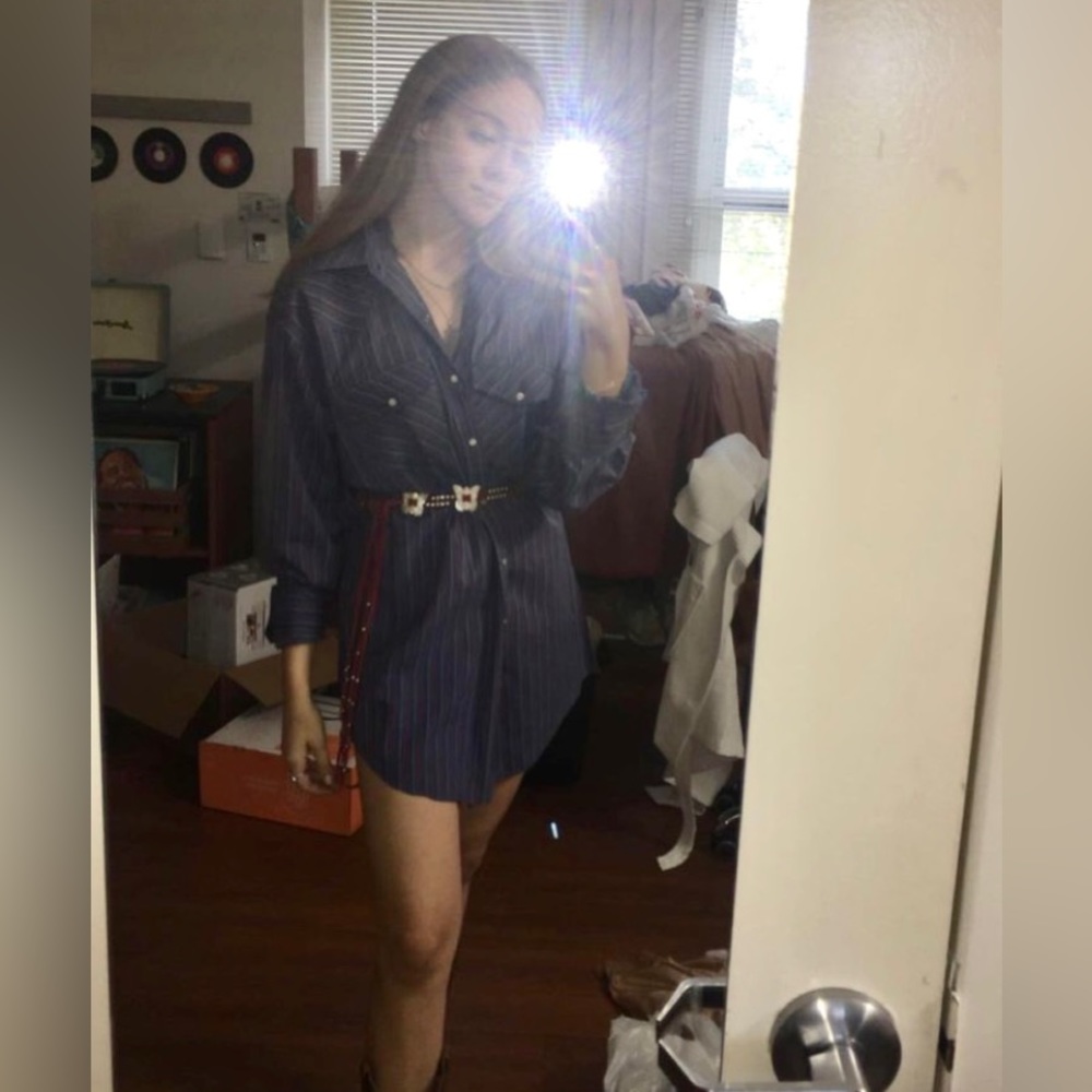 XL western pearl snap